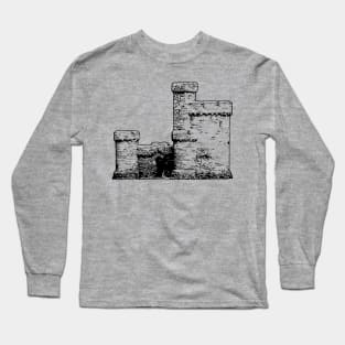 Tower of Refuge Castle Isle of Man Long Sleeve T-Shirt